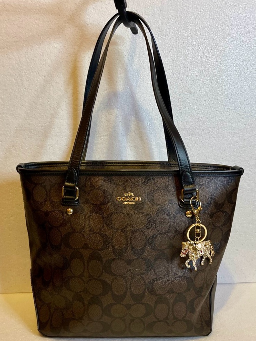 Coach SignatureTote Coated Canvas